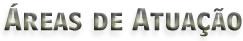 Areas de Atua&ccedil;&atilde;o